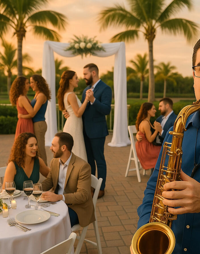 sax performed live with nice vibes